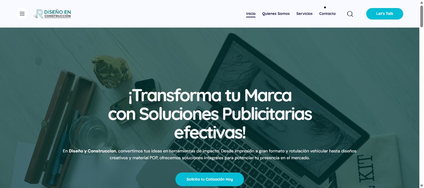 Diseño en Construcción – Sitio Web WordPress